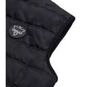 Mens Gilet Black Puffer Jacket Vest by Jacket Field