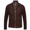 Mens Classic Brown Suede Jacket