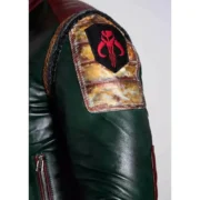 Boba Fett Mens Green Celebrity Leather Jackets by Jackets Field
