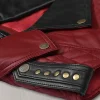 Chris Hemsworth Mens Red Celebrity Leather Vest by Jacket Field