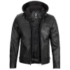 Black Leather Motorcycle Jacket
