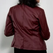 Claire Redfield Womens Red Celebrity Leather Jackets by Jacket Field