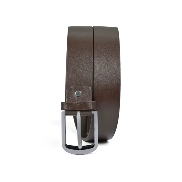 New Men's Brown Texture Casual Leather Belt By Jacket Field