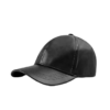 Mens Black Faux Leather Cap by Jacket Field