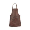 Boiardi Dark Brown Full Grain Leather Apron by Jacket Field