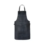 Black Wax Full Grain Leather Apron by Jacket Field
