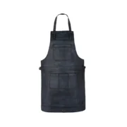 Black Wax Full Grain Leather Apron by Jacket Field