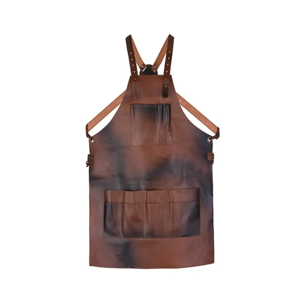 The Nick Woodworking Leather Apron by Jacket Field