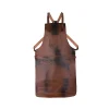 Wayland Cognac Brown Leather Apron by Jacket Field