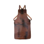 Wayland Cognac Brown Leather Apron by Jacket Field