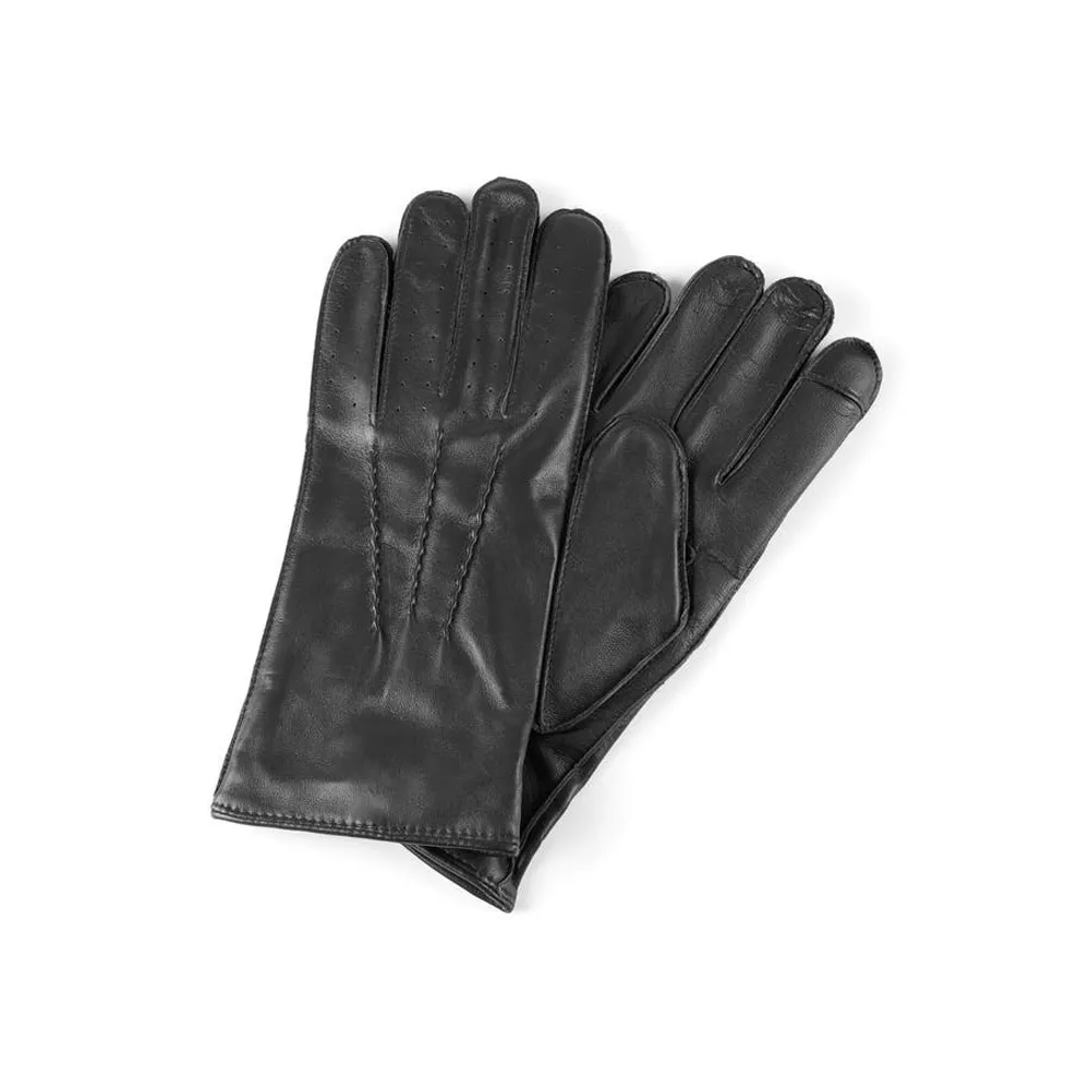 Mens Touchscreen Sheepskin Leather Gloves by Jacket Field