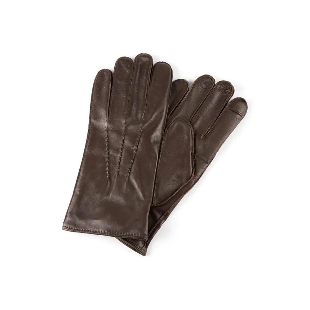 Mens Touchscreen Sheepskin Leather Gloves by Jacket Field