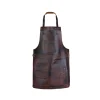 Ragnar Dark Brown Full Grain Leather Apron by Jacket Field