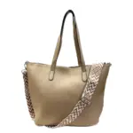 Womens Beige Faux Leather Shoulder Bag by Jacket Field