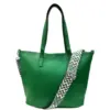 Womens Dark Green Aphrodite Leather Handbag by Jacket Field