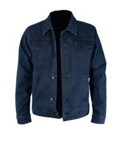 Mens Ice Blue Denim Jacket by Jacket Field