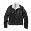 Mens Shearling Denim Jacket by Jacket Field