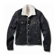 Mens Shearling Denim Jacket by Jacket Field