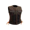 Bonnie Moto Mesh Women's Motorcycle Vest - Diamond Quilt - Limited Edition By Jacket Field