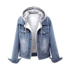 Womens Light Blue Denim Jacket by Jacket Field