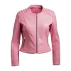 Womens Biker Pink Jacket by Jacket Field