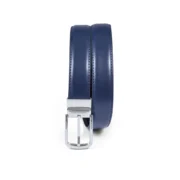 New Men's Navy Plain Formal Leather Belt By Jacket Field