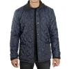 Hector Men's Navy Blue Jacket​ Quilted - Bomber Style By Jacket Field
