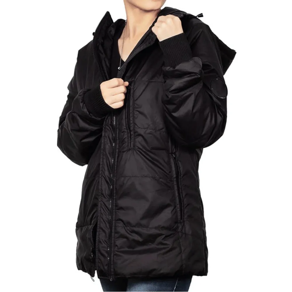 Kimber Womens Black Packable Puffer Coat by Jacket Field