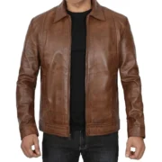 brown leather jacket, leather jacket brown colour, brown leather jacket mens, leather jacket for men brown colour, men's brown leather jacket