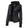 Tralee Black Leather Bomber Jacket Women by Jacket Field
