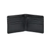 Classic Black Bi-Fold Mens Leather Wallet by Jacket Field