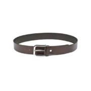 New Men's Brown Casual Texture Leather Belt By Jacket Field