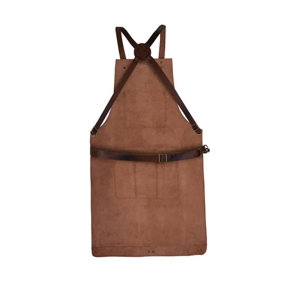 The Nick Woodworking Leather Apron by Jacket Field