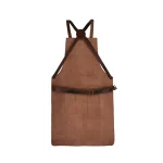 Wayland Cognac Brown Leather Apron by Jacket Field