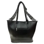 Womens Black Aphrodite Leather Handbag by Jacket Field