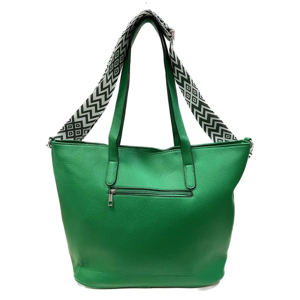 Womens Dark Green Aphrodite Leather Handbag by Jacket Field