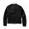 Mens Sulfur Balck Denim Jacket By Jacket Field