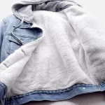 Womens Light Blue Denim Jacket by Jacket Field