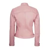 Womens Diamond Cafe Racer Pink Jacket by Jacket Field