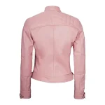 Womens Diamond Cafe Racer Pink Jacket by Jacket Field