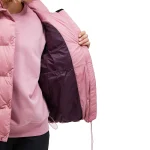 Womens Puffer Pink Jacket by Jacket Field