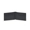 Men Black Passport Leather Wallet by Jacket Field