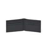 Men Black Passport Leather Wallet by Jacket Field