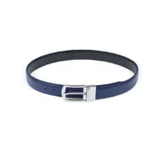 New Men's Navy Plain Formal Leather Belt By Jacket Field