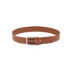 Men's Brown Premium Buckle Formal Leather Belt By Jacket Field