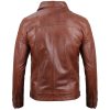Mens Fernando Brown Leather Jacket by Jacket Field