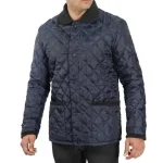 Hector Men's Navy Blue Jacket​ Quilted - Bomber Style By Jacket Field