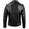 Mens Black Leather Jacket Biker Style by Jacket Field