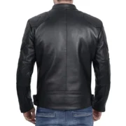Black leather jaket