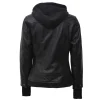 Tralee Black Leather Bomber Jacket Women by Jacket Field
